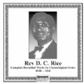 Rev D C Rice 1928 - 1930