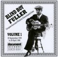 Blind Boy Fuller Vol 1: 23rd Spetmber 1935 to 29th April 1936