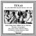 Texas Black Country Dance Music 1927 - 1935