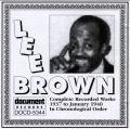 Lee Brown 1937 - January 1940