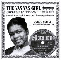 The Yas Yas Girl Merline Johnson Vol 3 1939 - 1940