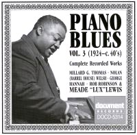 Piano Blues Vol 3 1924 - c. 1940's