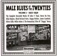 Male Blues Of The Twenties Vol 1 1922 - 1930