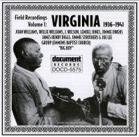 Field Recordings Vol 1 Virginia 1936 - 1941