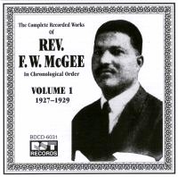 Rev F W McGee Vol 1 1927 - 1929