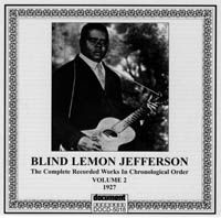 Blind Lemon Jefferson Vol 2 1927