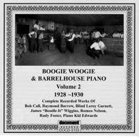 Boogie Woogie & Barrelhouse Piano Vol 2 1928 - 1930