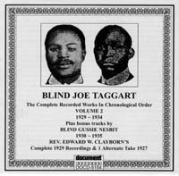 Blind Joe Taggart Vol 2 1929 - 1934
