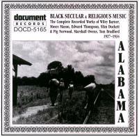 Alabama Black Secular & Religious Music 1927 - 1934
