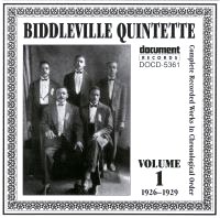 Biddleville Quintette Vol 1 1926 - 1929