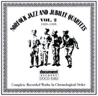 Norfolk Jazz & Jubilee Quartets Vol 2 1923 - 1925
