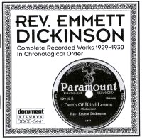 Rev Emmett Dickinson 1929 - 1930