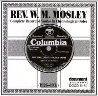 Rev W M Mosley 1926 - 1931