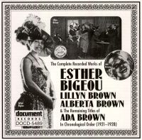 Esther Bigeou 1921 - 1923