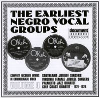 Earliest Negro Vocal Groups Vol 4 1921 - 1924