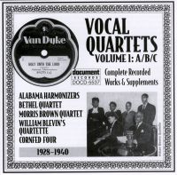Vocal Quartets Vol 1 A/B/C 1928 - 1940