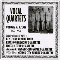 Vocal Quartets Vol 4 K/L/M 1927 - 1943