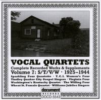 Vocal Quartets Vol 7 S/T/V/W 1925 - 1943