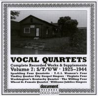 Vocal Quartets Vol 7 S/T/V/W 1925 - 1943