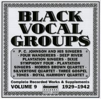 Black Vocal Groups Vol 9 1929 - 1942